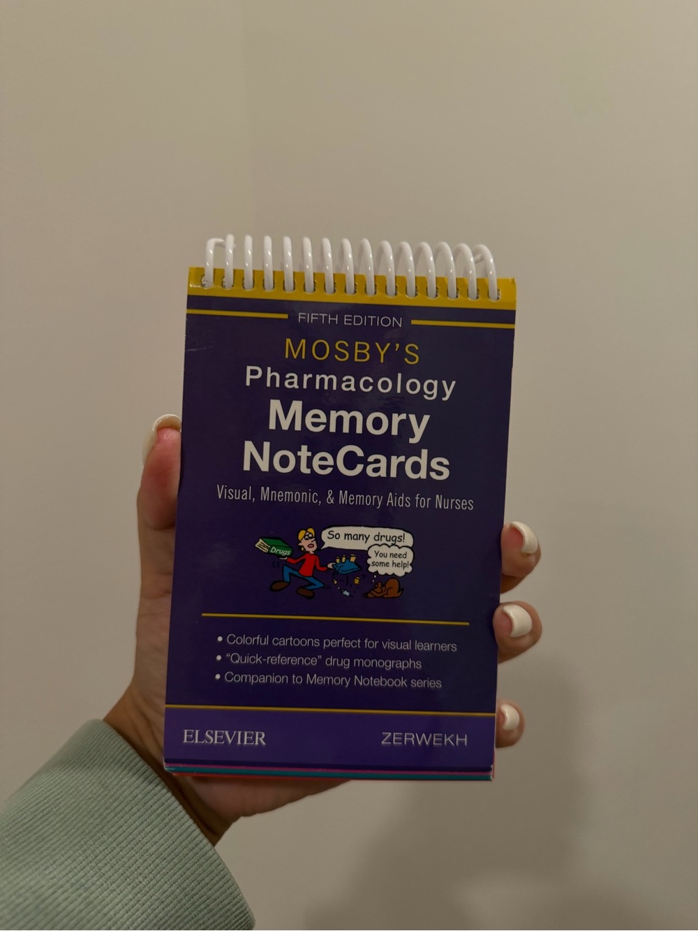 Elsevier Mosby’s Pharmacology Memory NoteCards – Purple